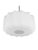 Lámpara de techo pantalla de tela MADELINE Ø40cm altura ajustable bombilla excl. 1x E27 max. 10W IP20