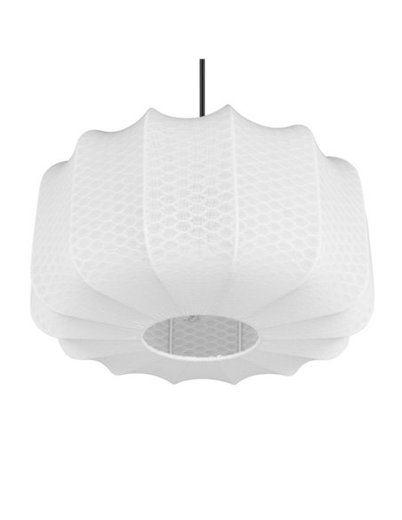 Lámpara de techo pantalla de tela MADELINE Ø40cm altura ajustable bombilla excl. 1x E27 max. 10W IP20