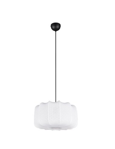 Lámpara de techo pantalla de tela MADELINE Ø40cm altura ajustable bombilla excl. 1x E27 max. 10W IP20