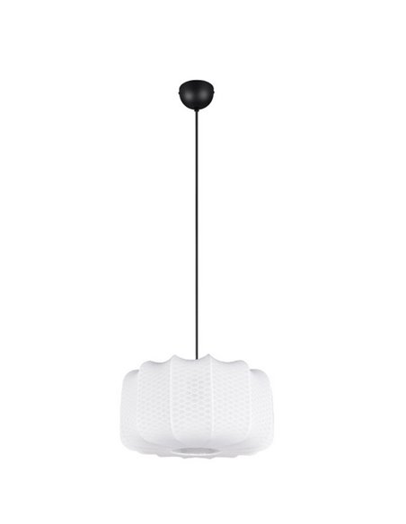 Lámpara de techo pantalla de tela MADELINE Ø40cm altura ajustable bombilla excl. 1x E27 max. 10W IP20