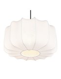 Lámpara de techo pantalla de tela MADELINE Ø40cm altura ajustable bombilla excl. 1x E27 max. 10W IP20