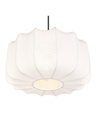 Lámpara de techo pantalla de tela MADELINE Ø40cm altura ajustable bombilla excl. 1x E27 max. 10W IP20