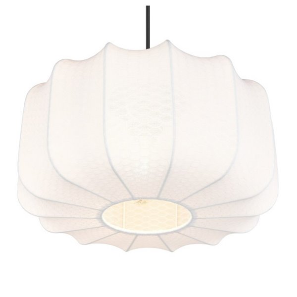 Lámpara de techo pantalla de tela MADELINE Ø40cm altura ajustable bombilla excl. 1x E27 max. 10W IP20