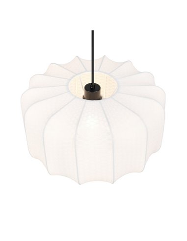 Lámpara de techo pantalla de tela MADELINE Ø40cm altura ajustable bombilla excl. 1x E27 max. 10W IP20