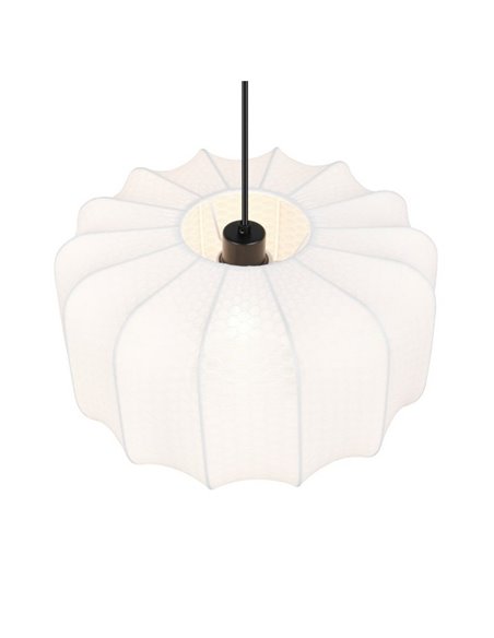 Lámpara de techo pantalla de tela MADELINE Ø40cm altura ajustable bombilla excl. 1x E27 max. 10W IP20