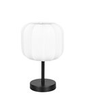 Luminária de mesa MADELINE com abajur de tecido com interruptor, lâmpada de Ø20cm, excl. 1x E27 máx. 10 W IP20