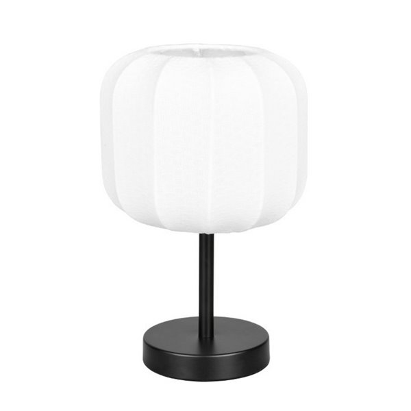 Luminária de mesa MADELINE com abajur de tecido com interruptor, lâmpada de Ø20cm, excl. 1x E27 máx. 10 W IP20