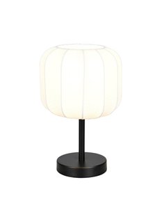 Lampe de table MADELINE avec interrupteur abat-jour tissu Ø20cm ampoule excl. 1x E27 max. 10 W IP20
