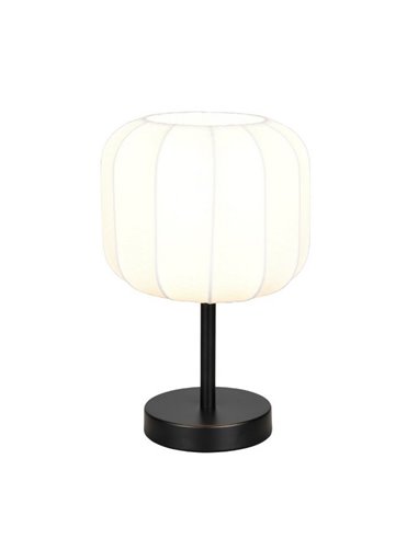 Lámpara de sobremesa con interruptor MADELINE pantalla de tela Ø20cm bombilla excl. 1x E27 max. 10W IP20