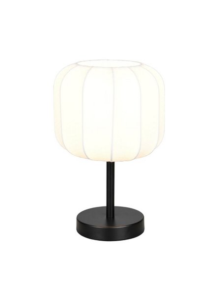 Lampe de table MADELINE avec interrupteur abat-jour tissu Ø20cm ampoule excl. 1x E27 max. 10 W IP20