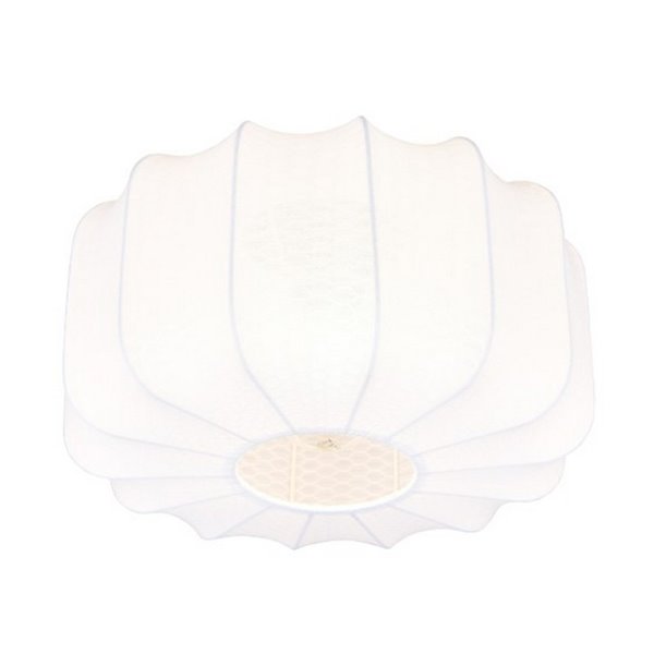 Plafón de techo con pantalla de tela MADELINE Ø40cm bombilla excl. 1x E27 max. 10W IP20