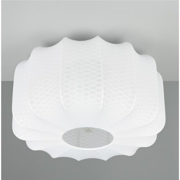 Plafonnier avec abat-jour en tissu MADELINE Ø40cm sans ampoule. 1x E27 max. 10 W IP20