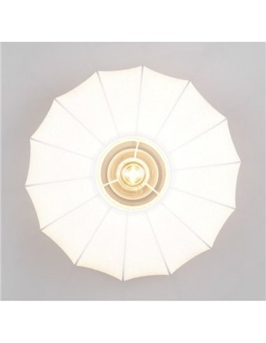Plafón de techo con pantalla de tela MADELINE Ø40cm bombilla excl. 1x E27 max. 10W IP20