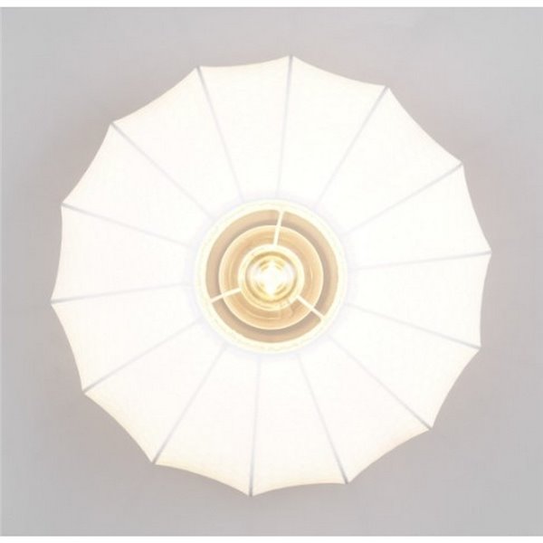 Plafón de techo con pantalla de tela MADELINE Ø40cm bombilla excl. 1x E27 max. 10W IP20