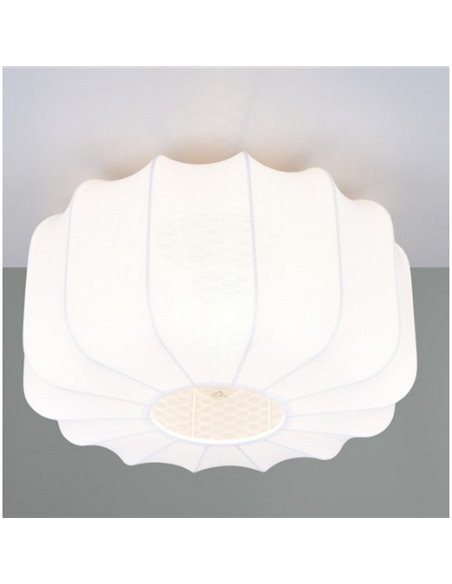 Luminária de teto com cúpula de tecido MADELINE Ø40cm sem lâmpada. 1x E27 máx. 10 W IP20