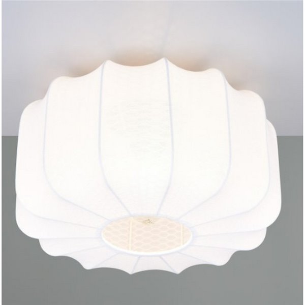 Plafón de techo con pantalla de tela MADELINE Ø40cm bombilla excl. 1x E27 max. 10W IP20