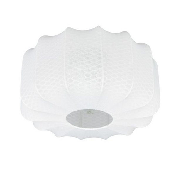 Plafonnier avec abat-jour en tissu MADELINE Ø40cm sans ampoule. 1x E27 max. 10 W IP20