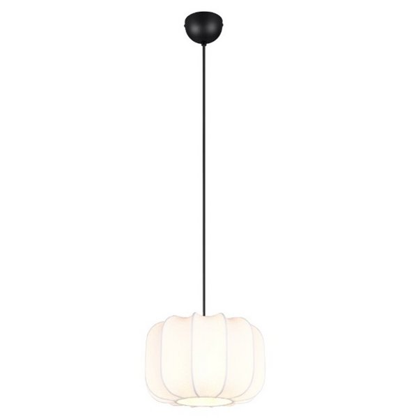 Lámpara de techo pantalla de tela MADELINE Ø25cm altura ajustable bombilla excl. 1x E27 max. 10W IP20