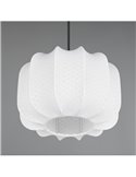 Lámpara de techo pantalla de tela MADELINE Ø25cm altura ajustable bombilla excl. 1x E27 max. 10W IP20
