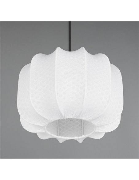 Plafonnier abat-jour tissu MADELINE Ø25cm hauteur réglable ampoule excl. 1x E27 max. 10 W IP20