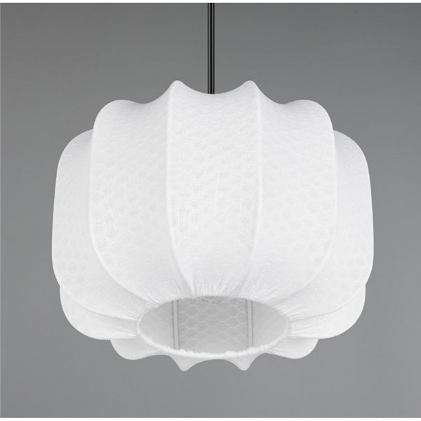 Lámpara de techo pantalla de tela MADELINE Ø25cm altura ajustable bombilla excl. 1x E27 max. 10W IP20