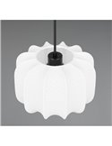 Lámpara de techo pantalla de tela MADELINE Ø25cm altura ajustable bombilla excl. 1x E27 max. 10W IP20