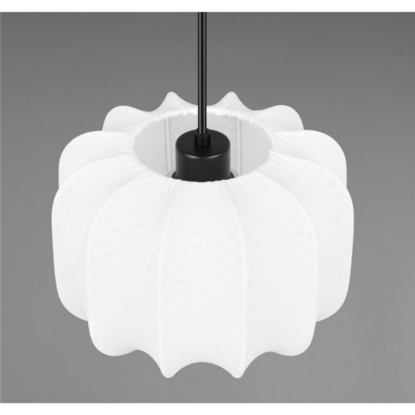 Lámpara de techo pantalla de tela MADELINE Ø25cm altura ajustable bombilla excl. 1x E27 max. 10W IP20