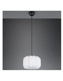 Lámpara de techo pantalla de tela MADELINE Ø25cm altura ajustable bombilla excl. 1x E27 max. 10W IP20