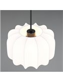 Lámpara de techo pantalla de tela MADELINE Ø25cm altura ajustable bombilla excl. 1x E27 max. 10W IP20