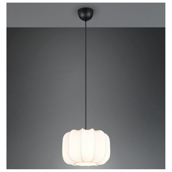 Lámpara de techo pantalla de tela MADELINE Ø25cm altura ajustable bombilla excl. 1x E27 max. 10W IP20