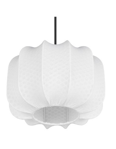 Lámpara de techo pantalla de tela MADELINE Ø25cm altura ajustable bombilla excl. 1x E27 max. 10W IP20