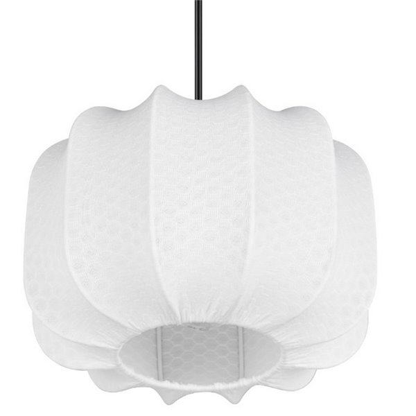 Lámpara de techo pantalla de tela MADELINE Ø25cm altura ajustable bombilla excl. 1x E27 max. 10W IP20