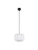 Luminária de teto com cúpula de tecido MADELINE Lâmpada ajustável em altura de Ø25 cm, excl. 1x E27 máx. 10 W IP20