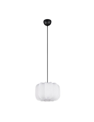 Luminária de teto com cúpula de tecido MADELINE Lâmpada ajustável em altura de Ø25 cm, excl. 1x E27 máx. 10 W IP20