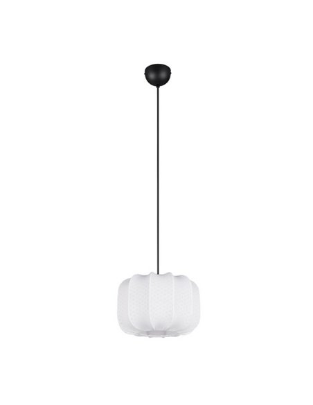 Luminária de teto com cúpula de tecido MADELINE Lâmpada ajustável em altura de Ø25 cm, excl. 1x E27 máx. 10 W IP20
