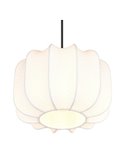 Luminária de teto com cúpula de tecido MADELINE Lâmpada ajustável em altura de Ø25 cm, excl. 1x E27 máx. 10 W IP20