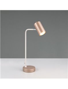 Lampe de table MARLEY type spot interrupteur et câble intégrés ampoule excl. 1x GU10 max. 5 W IP20 2
