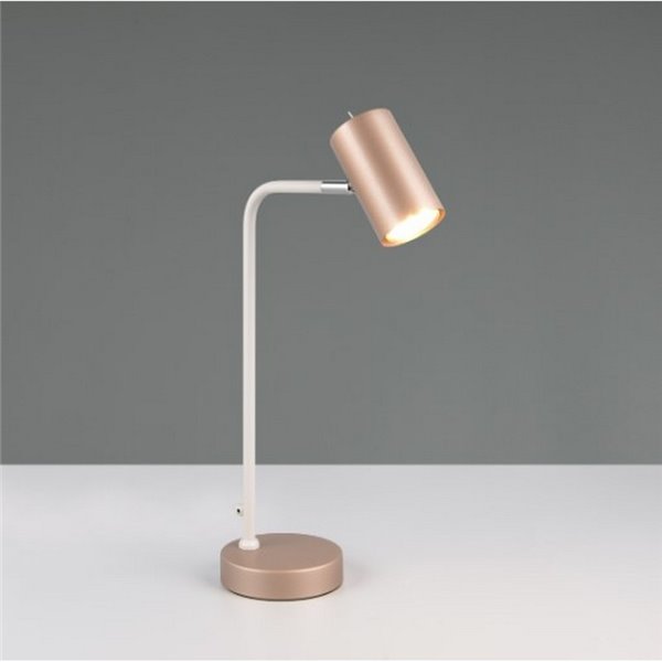 Lampe de table MARLEY type spot interrupteur et câble intégrés ampoule excl. 1x GU10 max. 5 W IP20