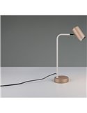 Lámpara de sobremesa MARLEY tipo foco interruptor integrado y cable bombilla excl. 1x GU10 max. 5W IP20