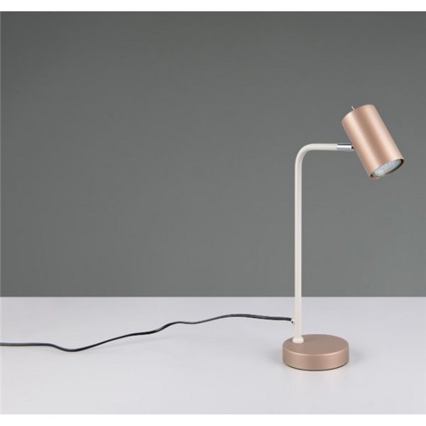 Lampe de table MARLEY type spot interrupteur et câble intégrés ampoule excl. 1x GU10 max. 5 W IP20