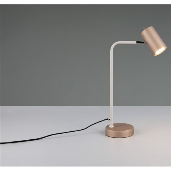 Lampe de table MARLEY type spot interrupteur et câble intégrés ampoule excl. 1x GU10 max. 5 W IP20
