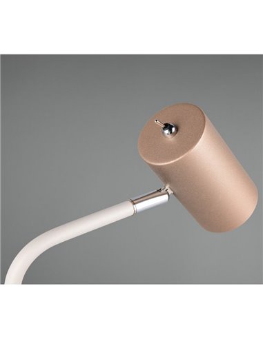 Lámpara de sobremesa MARLEY tipo foco interruptor integrado y cable bombilla excl. 1x GU10 max. 5W IP20