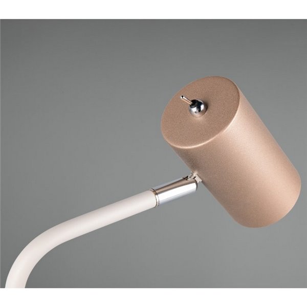 Lámpara de sobremesa MARLEY tipo foco interruptor integrado y cable bombilla excl. 1x GU10 max. 5W IP20