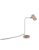 Lámpara de sobremesa MARLEY tipo foco interruptor integrado y cable bombilla excl. 1x GU10 max. 5W IP20