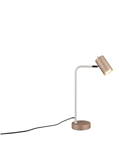 Lámpara de sobremesa MARLEY tipo foco interruptor integrado y cable bombilla excl. 1x GU10 max. 5W IP20