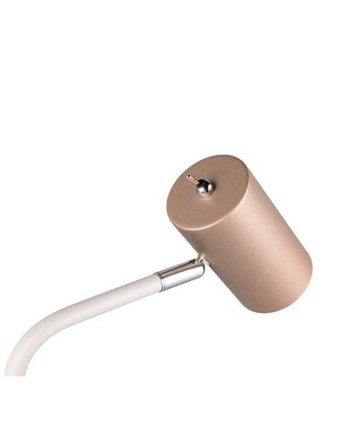 Lámpara de sobremesa MARLEY tipo foco interruptor integrado y cable bombilla excl. 1x GU10 max. 5W IP20