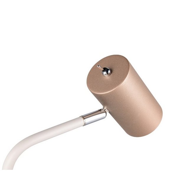 Lámpara de sobremesa MARLEY tipo foco interruptor integrado y cable bombilla excl. 1x GU10 max. 5W IP20