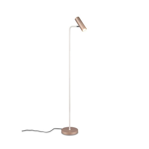 Lámpara de pie MARLEY tipo foco interruptor integrado y cable bombilla excl. 1x GU10 max. 5W IP20