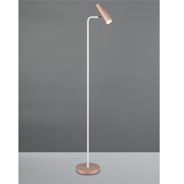 Lámpara de pie MARLEY tipo foco interruptor integrado y cable bombilla excl. 1x GU10 max. 5W IP20