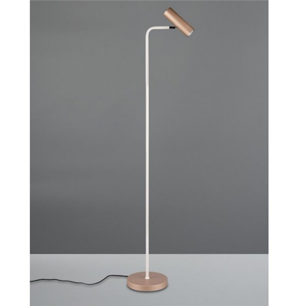 Lámpara de pie MARLEY tipo foco interruptor integrado y cable bombilla excl. 1x GU10 max. 5W IP20